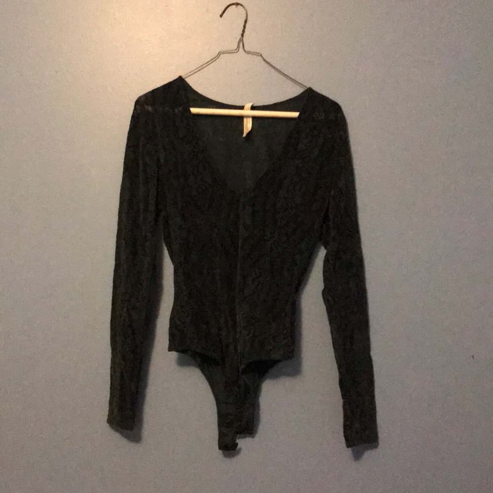 Free people intimately velvet bodysuit